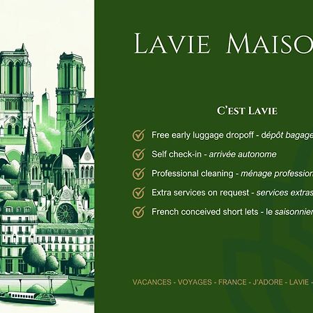 פריז Lavie Maison - Comfortable Studio Near The Marais מראה חיצוני תמונה