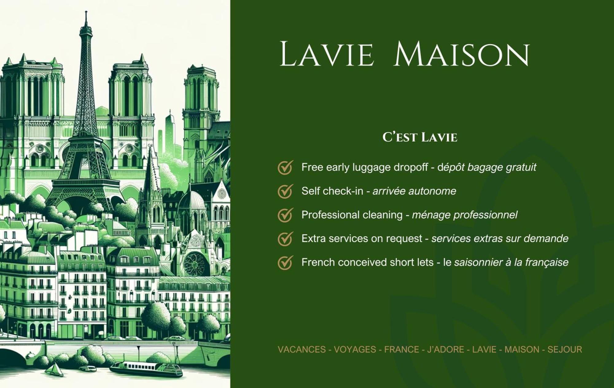 פריז Lavie Maison - Comfortable Studio Near The Marais מראה חיצוני תמונה